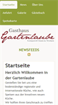 Mobile Screenshot of gasthaus-gartenlaube.de